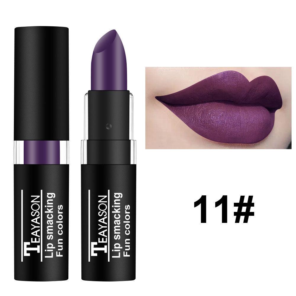 Dark Lipstick White Nude Color Vampire Halloween Creative Makeup Retro.