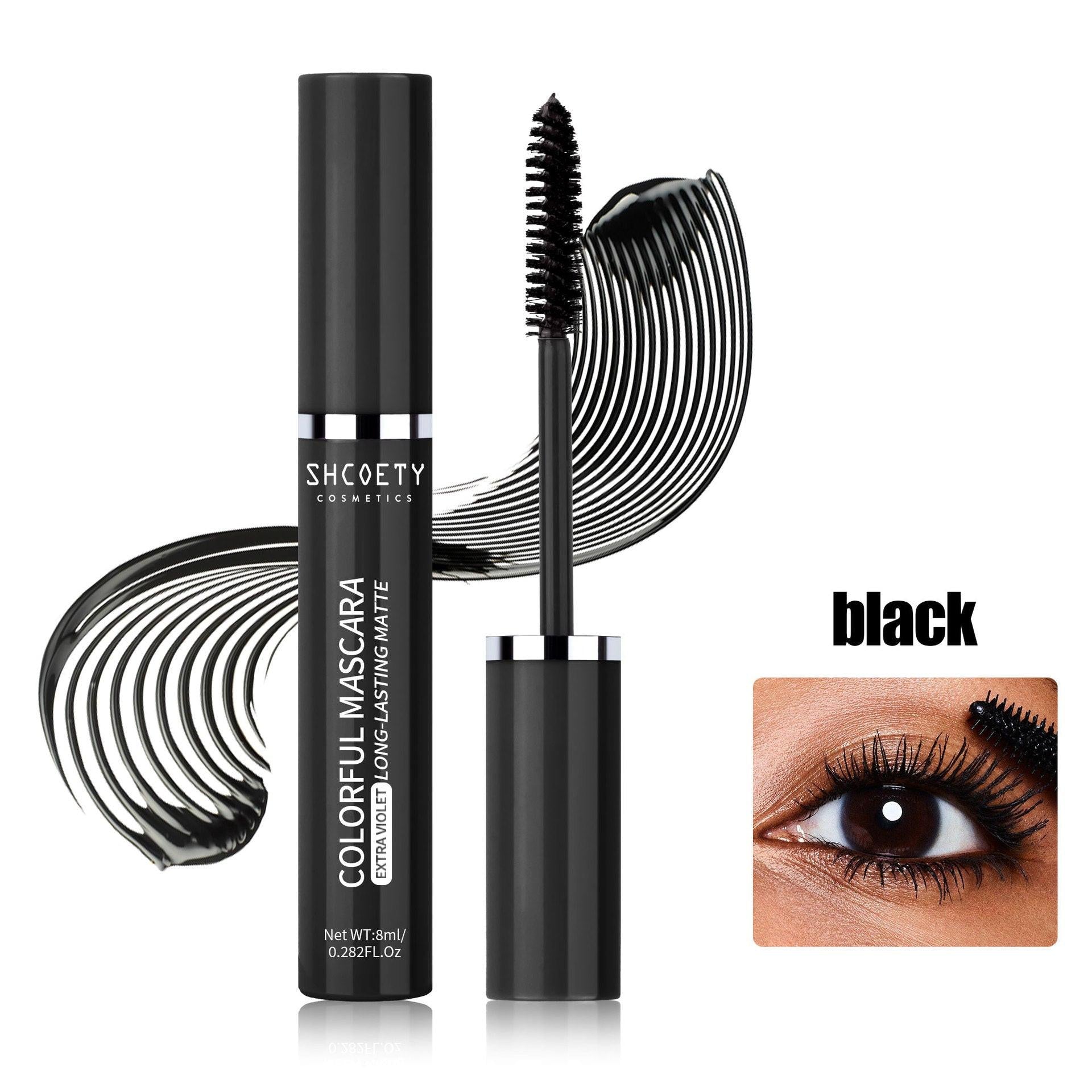 Color Mascara Waterproof Not Smudge Long Thick.