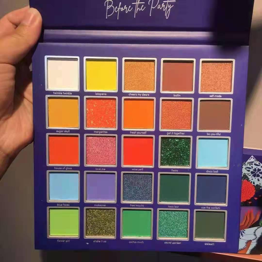 25 Color Eyeshadow Palette Red Girl Mashed Potatoes.