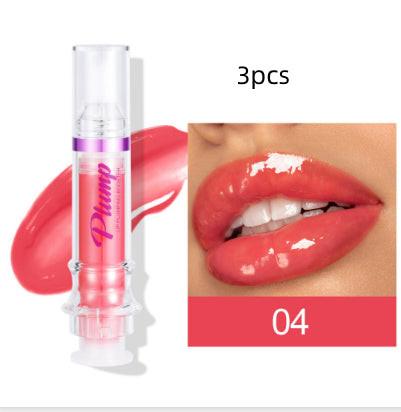 New Tube Lip Rich Lip Color Slightly Spicy Lip Honey Lip Glass Mirror Face Lip Mirror Liquid Lipstick.