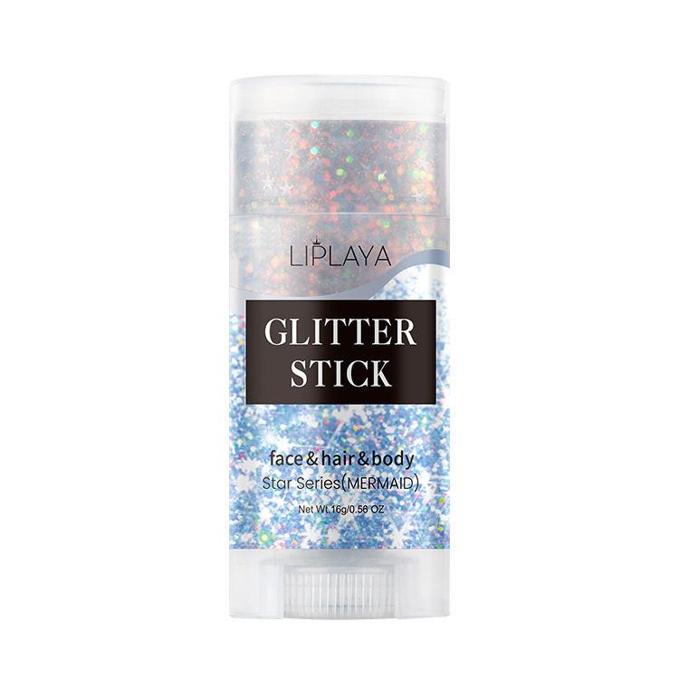 Sequins Stick Three-color Magic Eye Shadow Convenient.