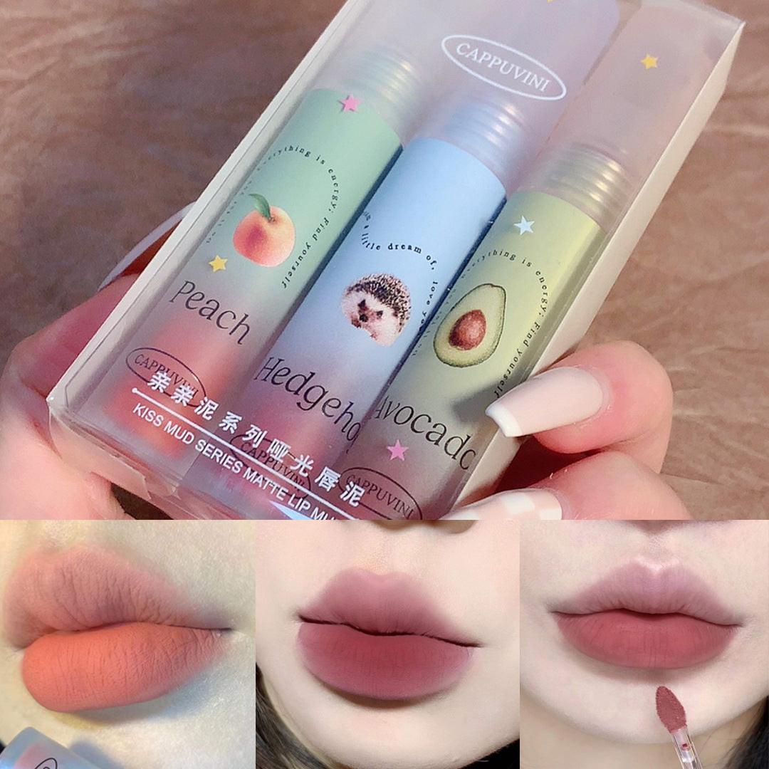 Women's Fashion Matte Flat Lipstick Glaze.