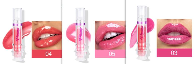 New Tube Lip Rich Lip Color Slightly Spicy Lip Honey Lip Glass Mirror Face Lip Mirror Liquid Lipstick.