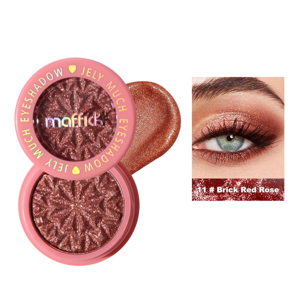 12-color Mashed Potato Eyeshadow Delicate Pearlescent.
