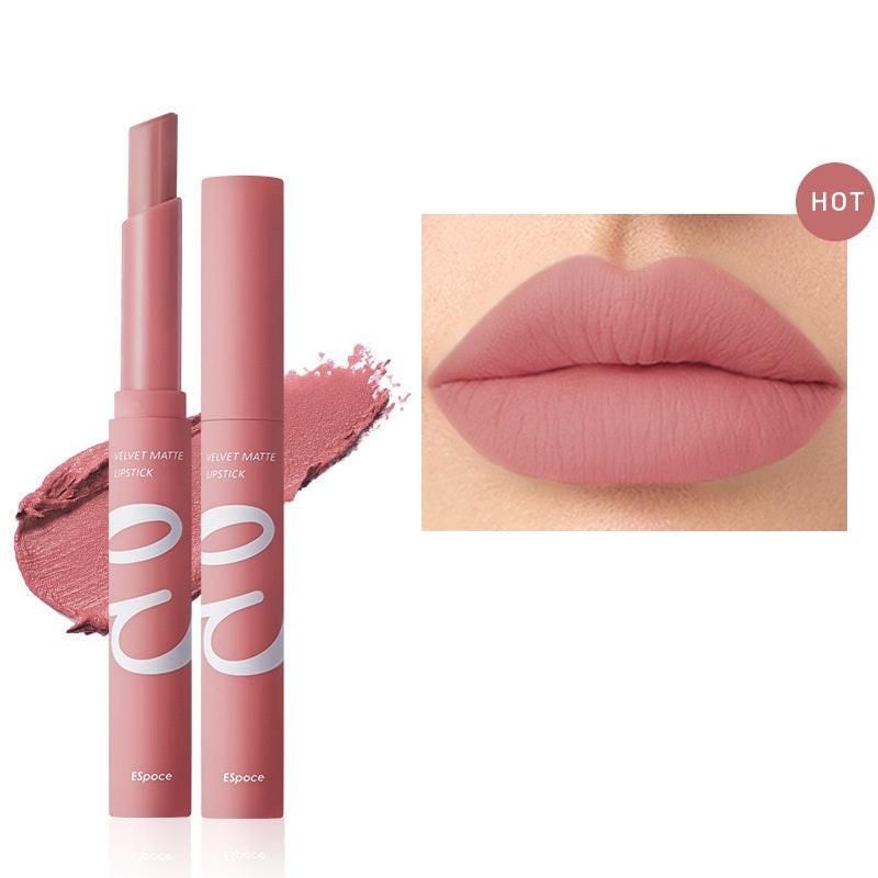 Not Easy To Dip Cup Color Velvet Matte Lipstick.