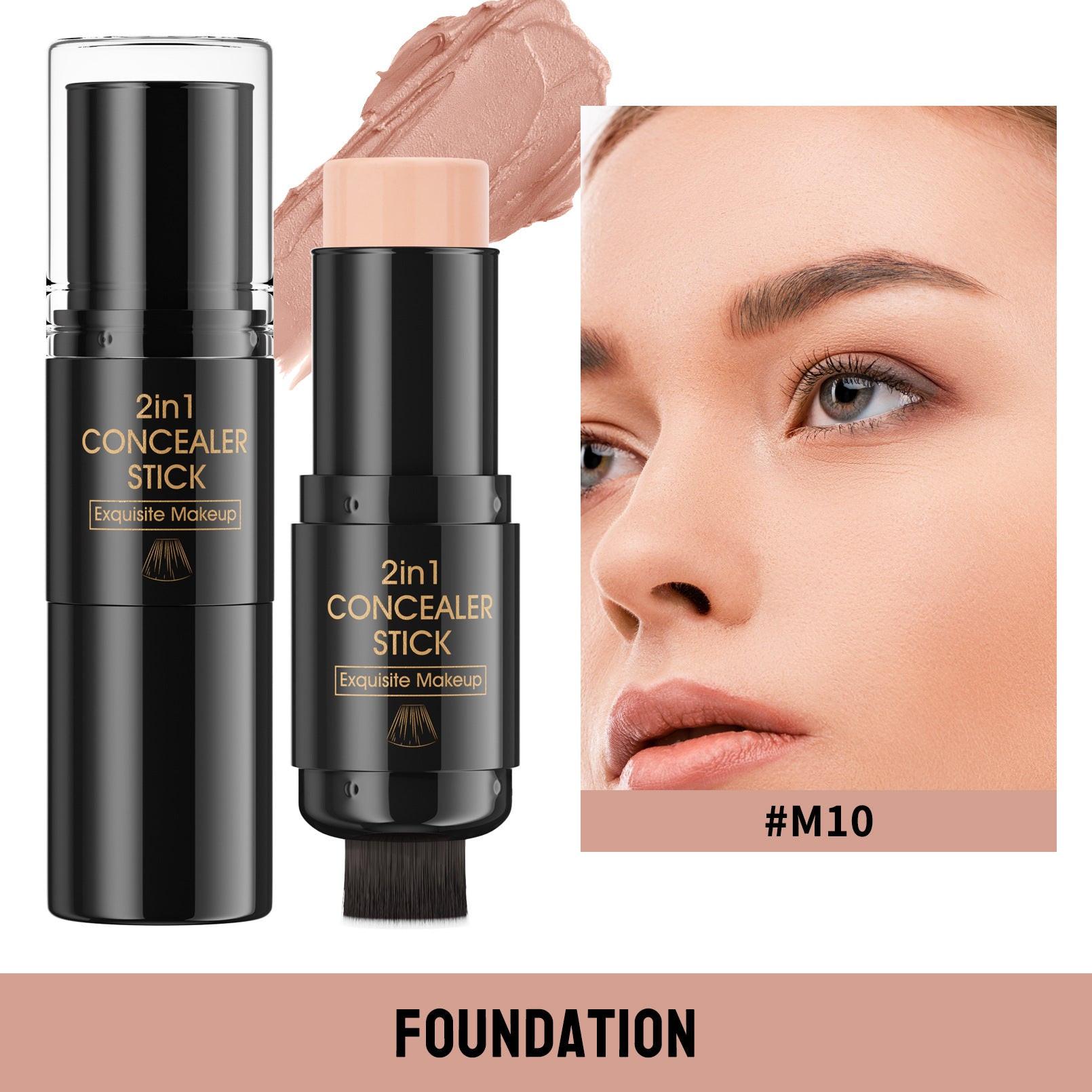 Highlight Blush Double-headed Contour Stick With Brush.