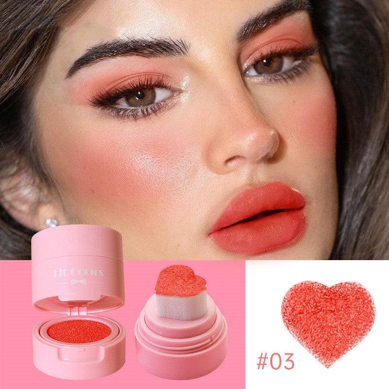 6 Color Love Air Cushion Blusher Seal Repair Liquid Blush.