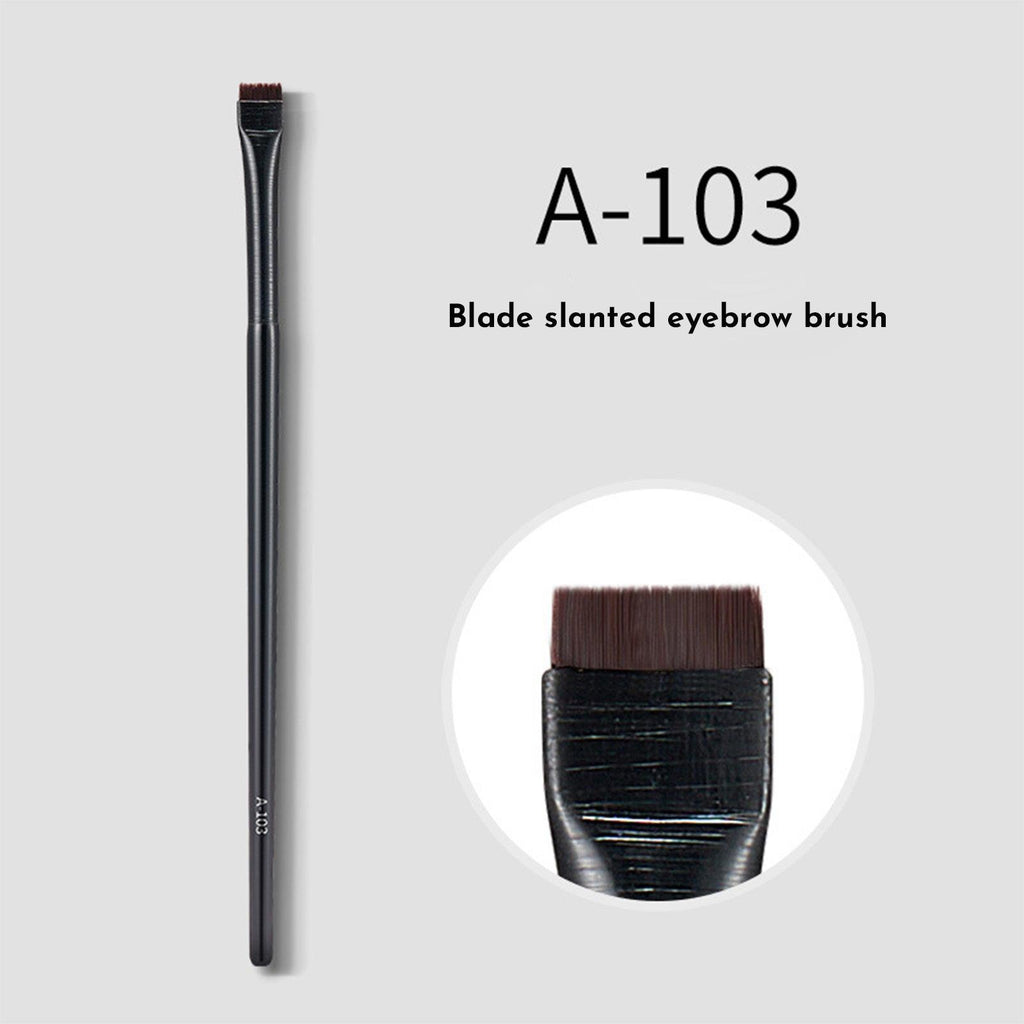 Eyebrow Eyeliner Brush Portable Small Angle Eyebrow Brush Makeup Tool Brushes Makeup Professional  Eyeliner Eyebrow Contour Makeup Brush Super Soft Fiber Comfortable Grip Soft And Natural Makeup Appli.