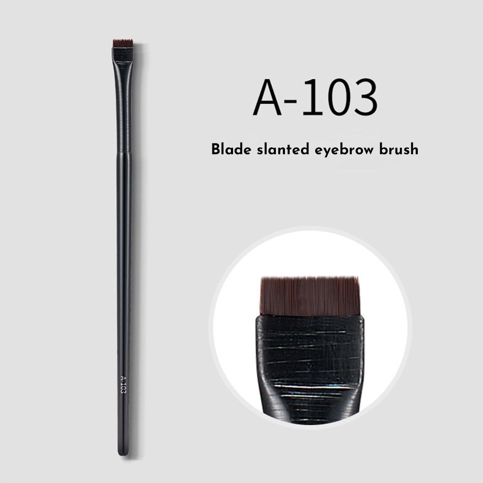 Eyebrow Eyeliner Brush Portable Small Angle Eyebrow Brush Makeup Tool Brushes Makeup Professional  Eyeliner Eyebrow Contour Makeup Brush Super Soft Fiber Comfortable Grip Soft And Natural Makeup Appli.