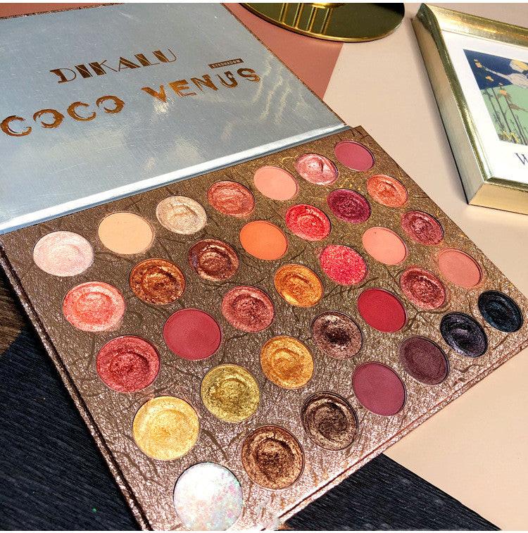 35 Color Mashed Potatoes Wet Eyeshadow Palette Ins Net Red Same Style.