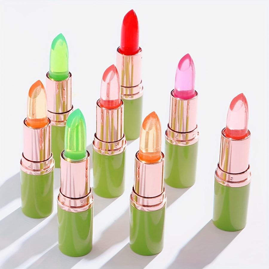 Magic Temperature Color Change Lipstick - Moisturize Aloe Vera Long Lasting Nutritious Lip Gloss - Daily Lip Care Cosmetics.