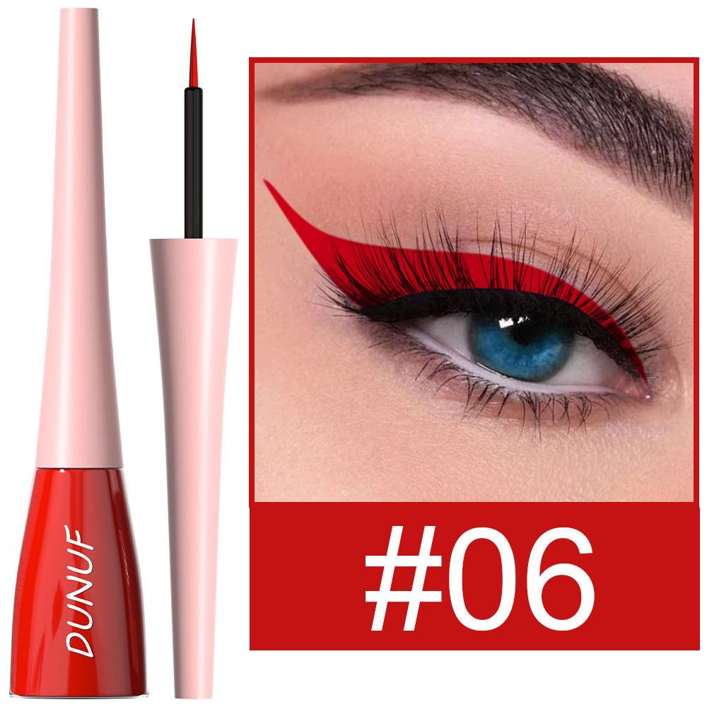 18 Color Long Lasting Waterproof Color Liquid Eyeliner.