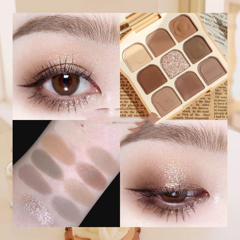Blush All-in-one Ins Nine-color Eyeshadow Palette.