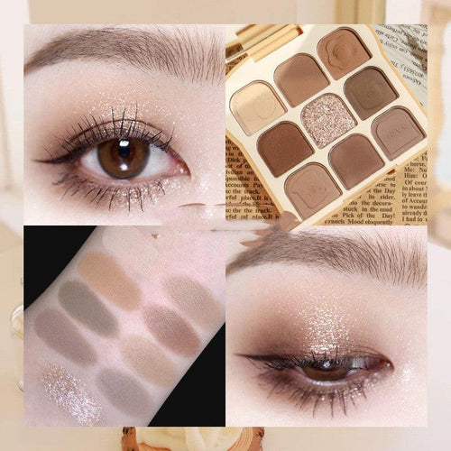 Blush All-in-one Ins Nine-color Eyeshadow Palette.