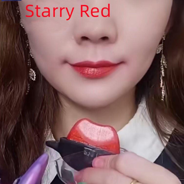 Lazy Lipstick One Kiss Molded Waterproof Moisturizing Moisturizer.