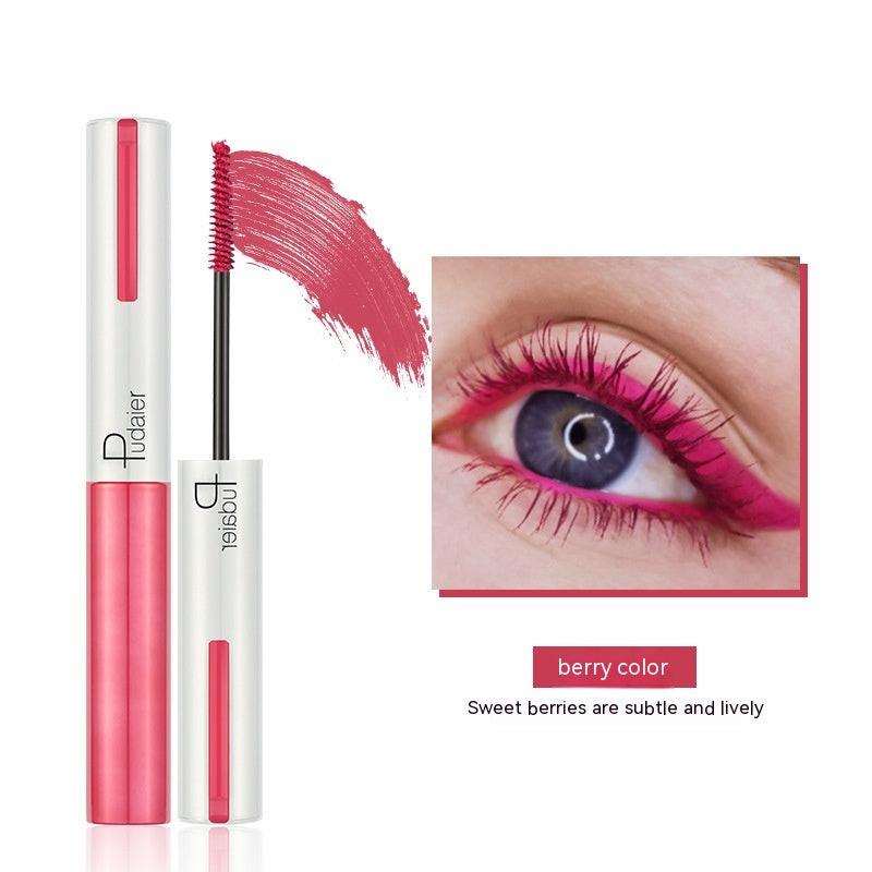 Color Mascara Long Curling Waterproof Smear-proof.