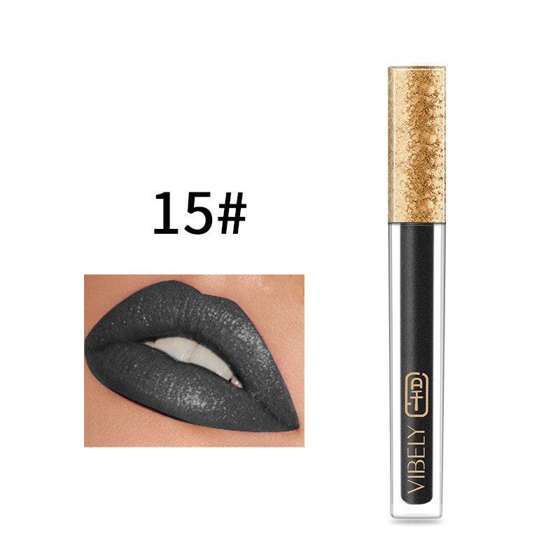 15 Colors Smear-proof Makeup No Stain On Cup Matte Lip Gloss.