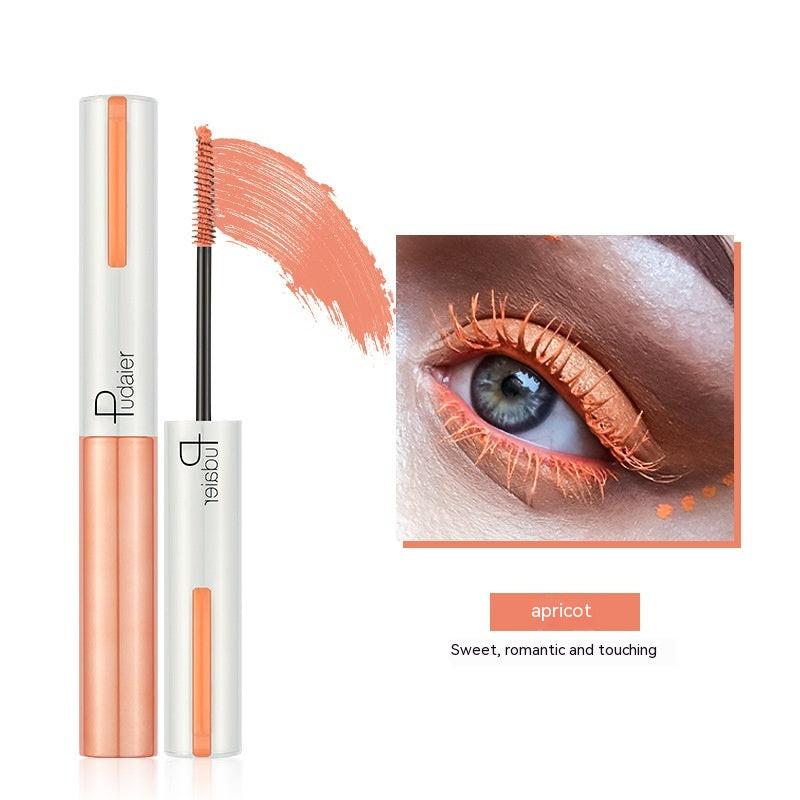 Color Mascara Long Curling Waterproof Smear-proof.