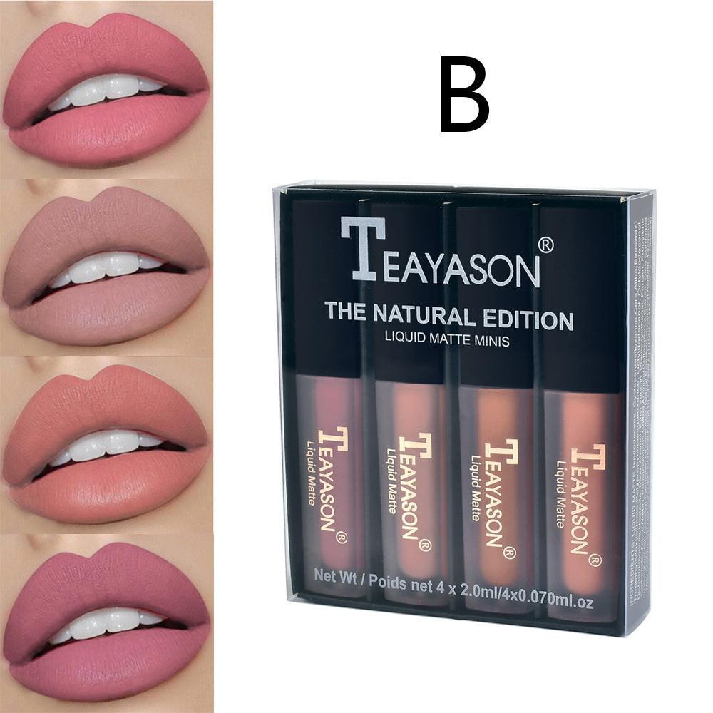 Lip Gloss Set Of Four Lip Gloss Liquid Matte.