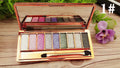 9-color Eyeshadow Palette Gold Pearlescent Earth Color Does Not Bloom.