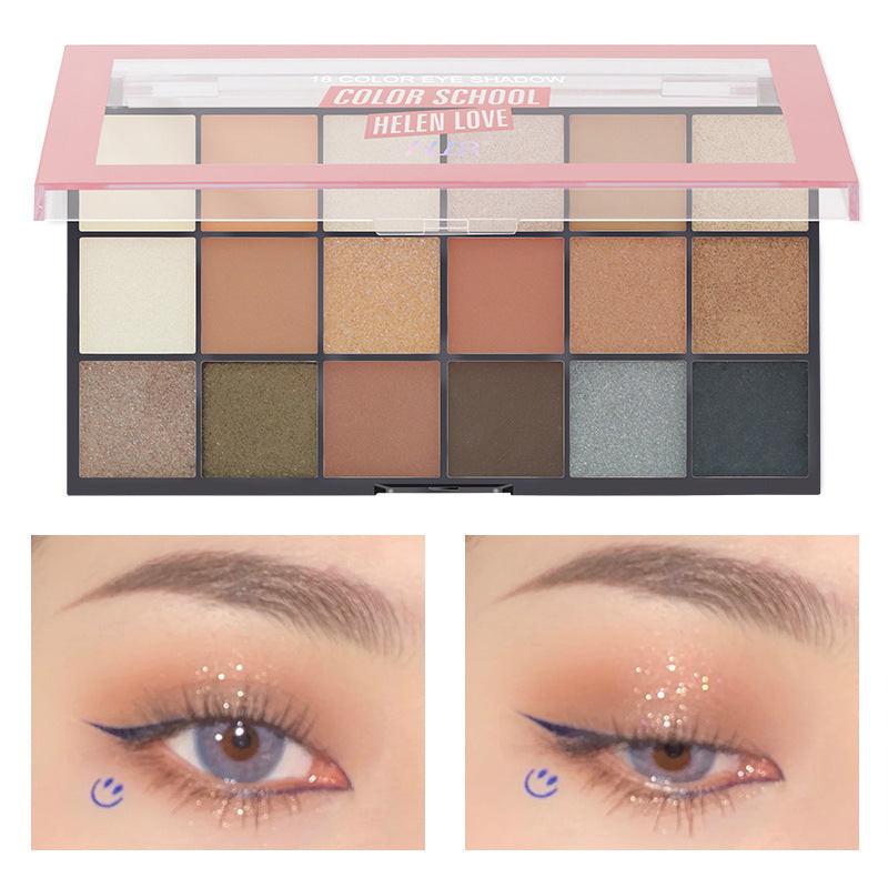 Pearlescent Matte Face Repair Plate Color Makeup Eye Shadow Plate.