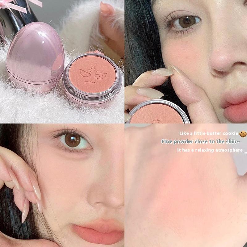 Low Saturation Gray Powder Repair Makeup Tender Rouge Solid Cosmetic Egg.