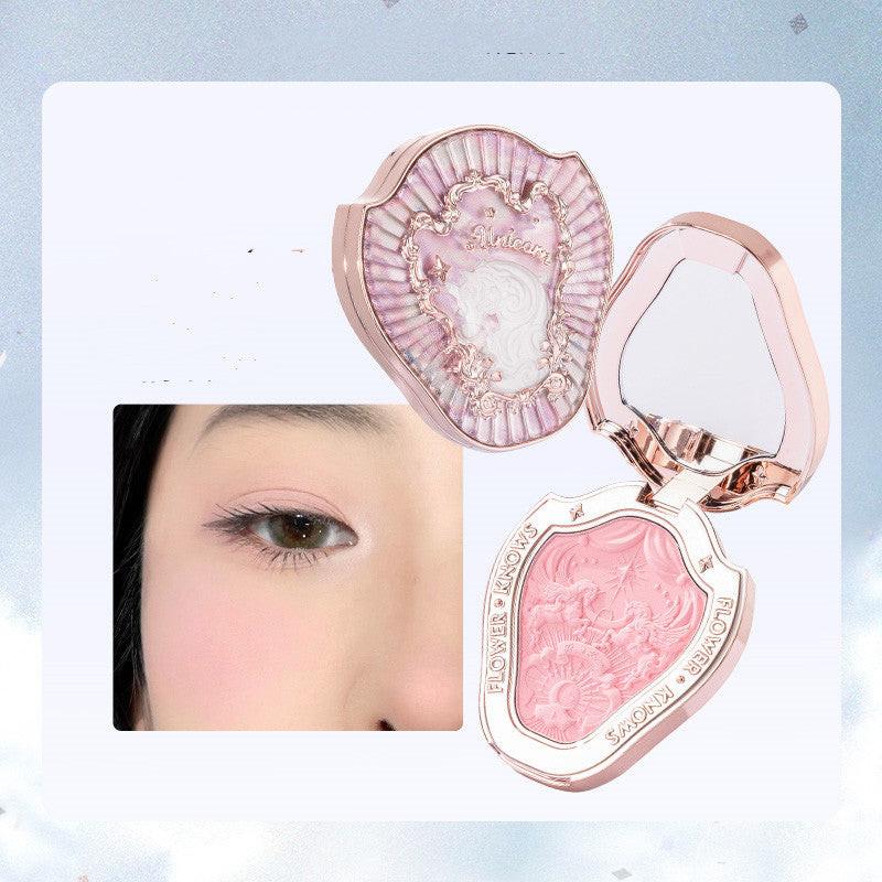 Flower Knows Unicorn Relief powder blusher Expanding Color.