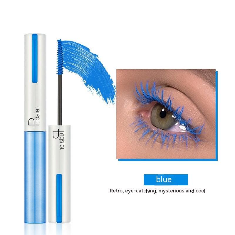 Color Mascara Long Curling Waterproof Smear-proof.