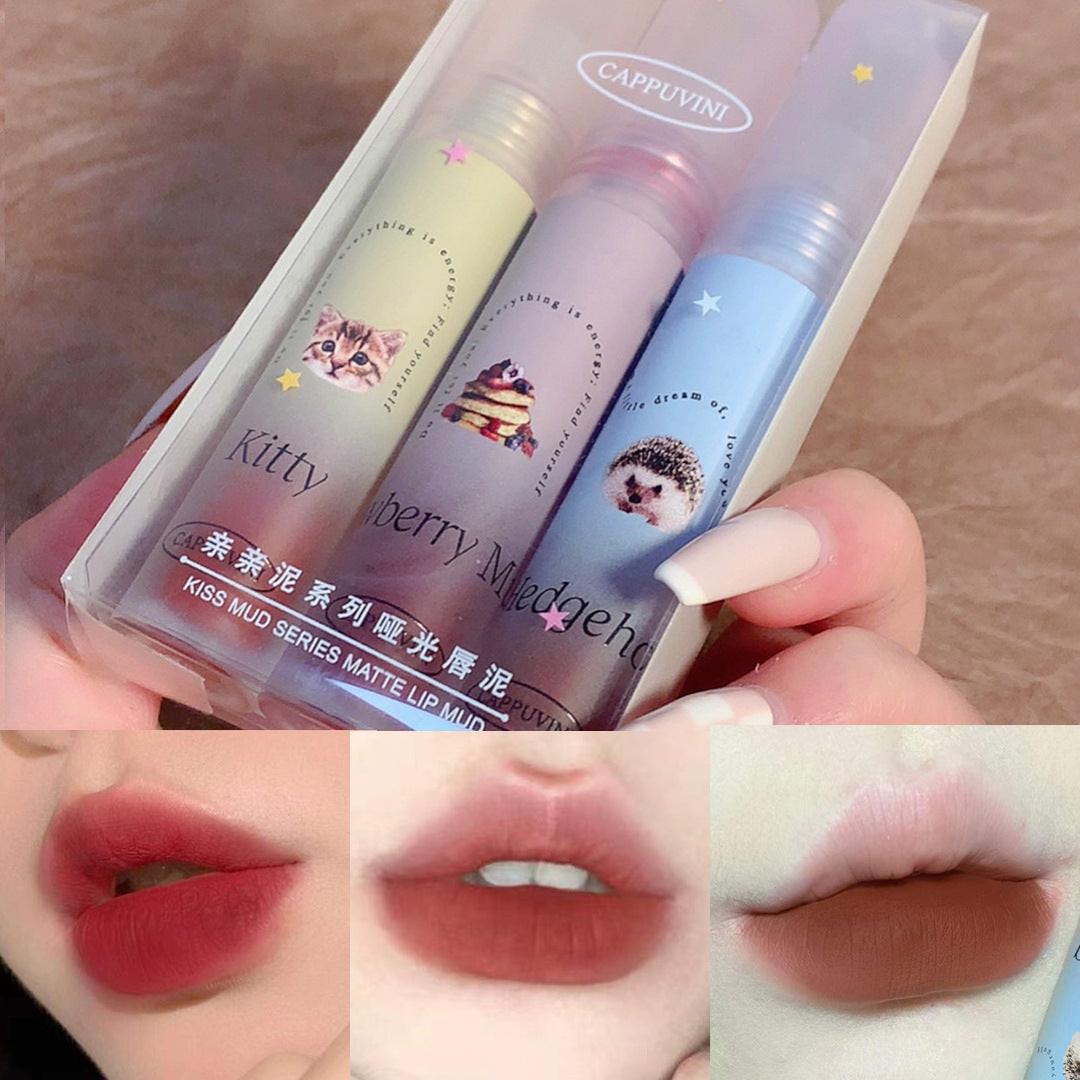 Women's Fashion Matte Flat Lipstick Glaze.