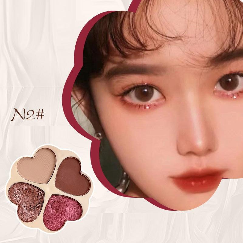 Popular Beauty Makeup Fine High Light Eye Shadow Quad Plate.