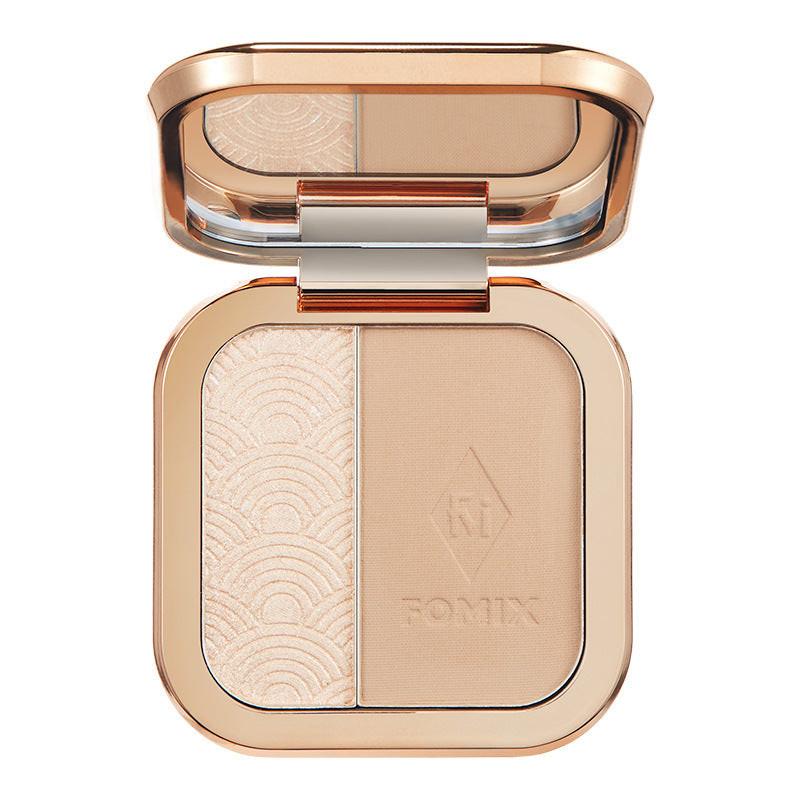 Two-color Highlight Repair Makeup Palette.