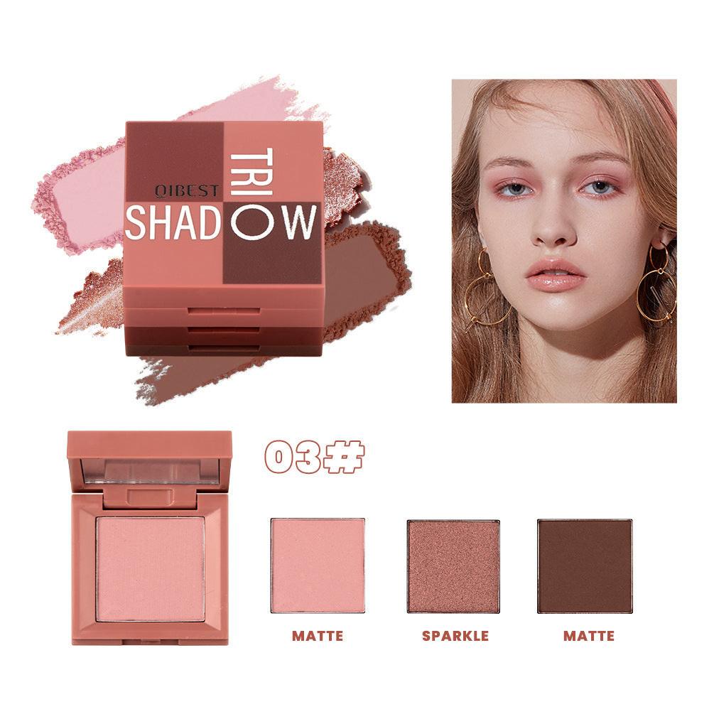 3-in-1 Mini Eyeshadow Palette Pearlescent Polarized.