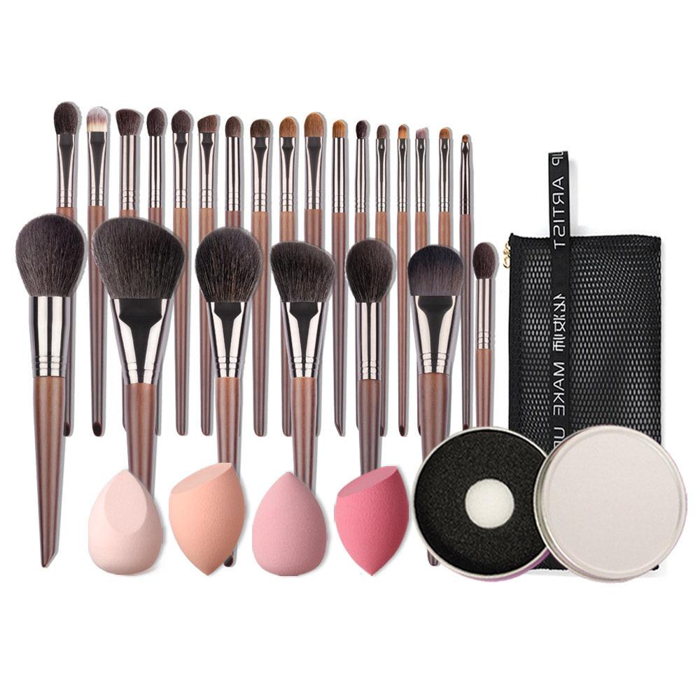 Natural Makeup Brushes Set Eyeshadow Make Up Brush Goat.
