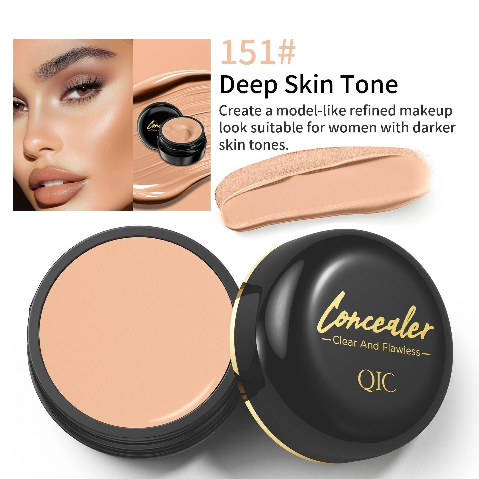 Concealer Cover Tattoo Spots Acne Marks Dark Circles Invisible Pores.