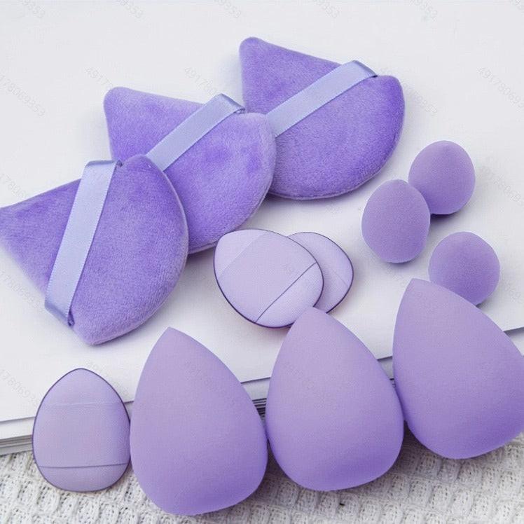 12 PCs Makeup Sponge Dry Wet Use Face Powder.