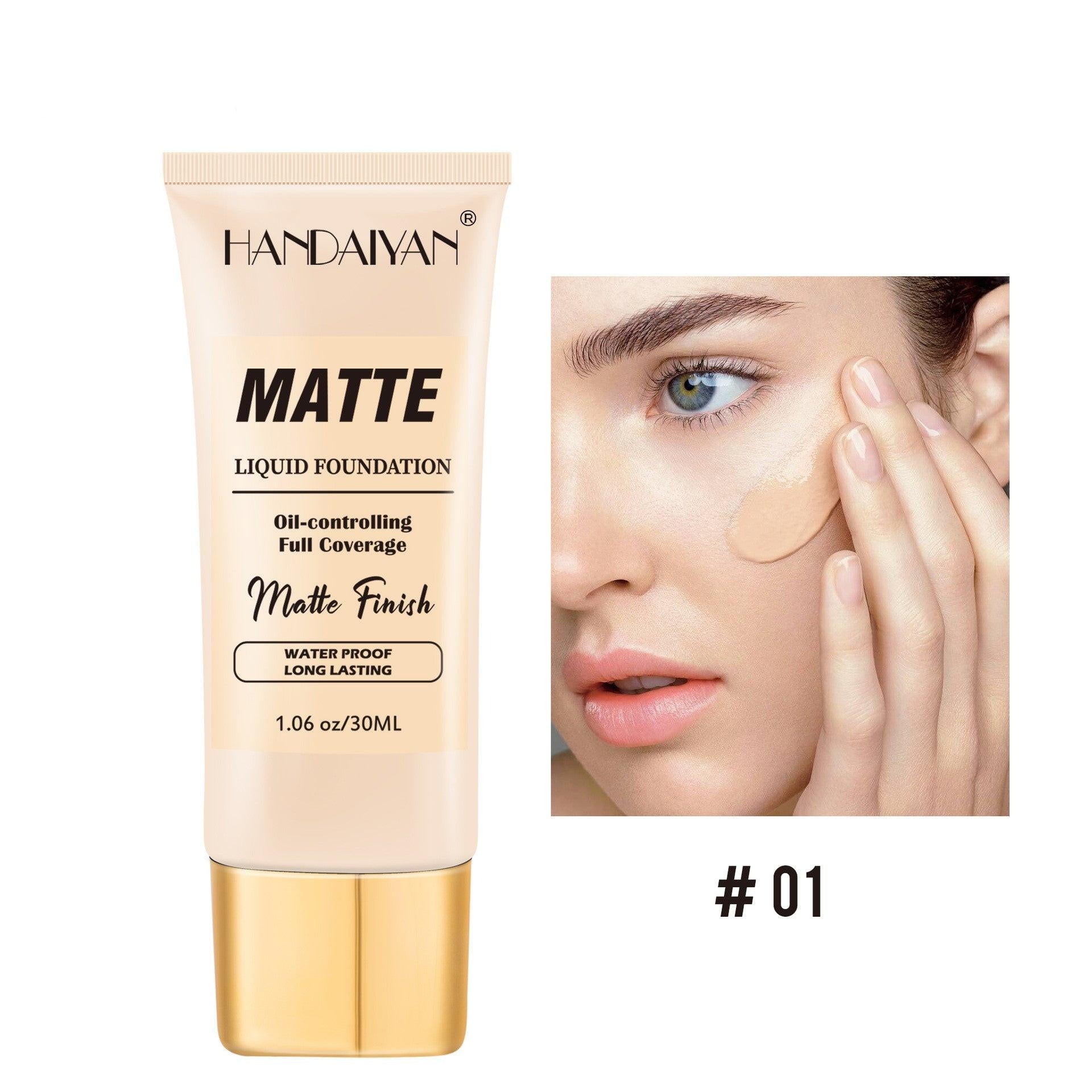 Foreign Trade Lady Concealing Foundation Long Lasting Smear-proof Makeup Invisible Pore Moisturizing.