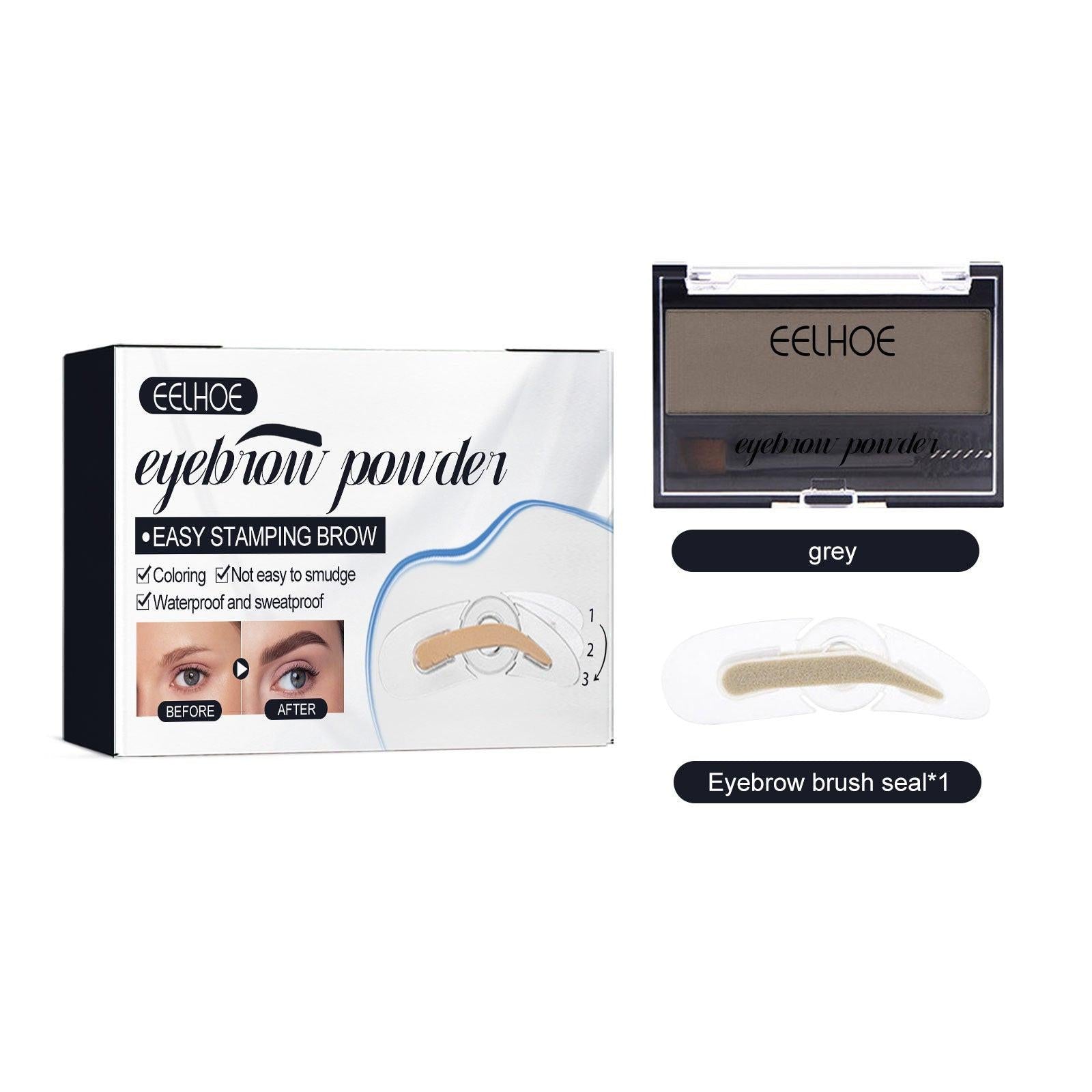 Eyebrow Suit Makeup Natural Long Lasting Waterproof Discoloration Resistant.