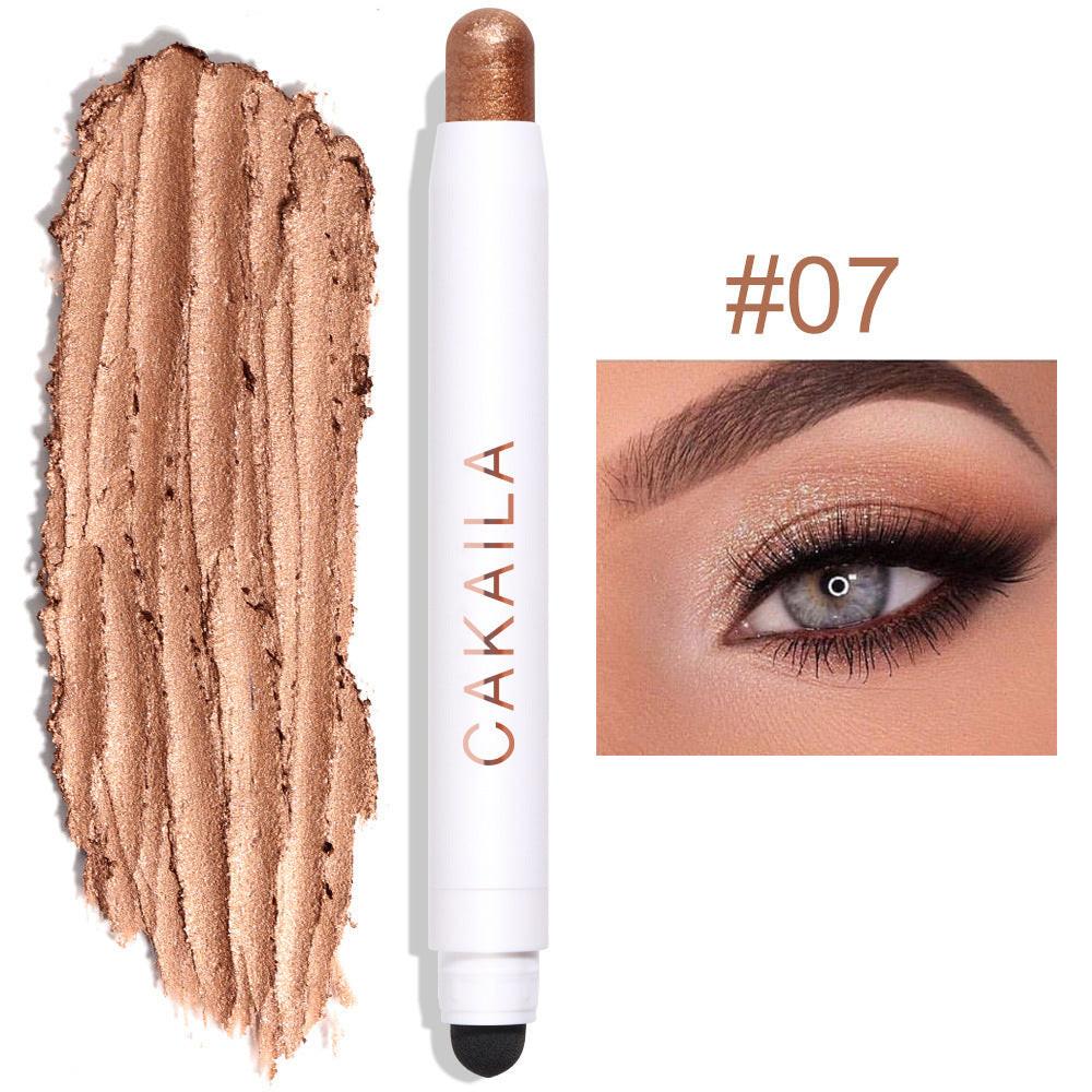 Double-headed Monochrome Pearlescent Eye Shadow Stick.